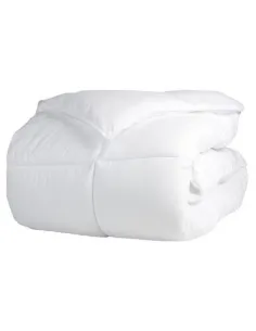 Pilota 4 Anotimpuri Alcam, microfibra, Alb, 200 X 220 cm, TermoConfort, Lavabila