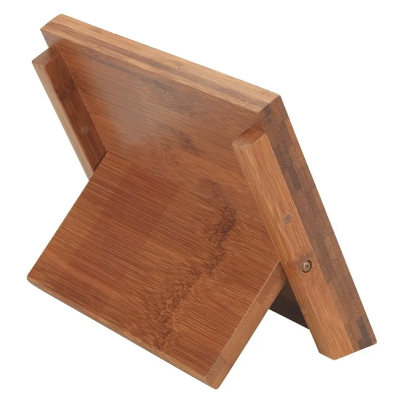 Suport magnetic pentru cutite, 23.5x13x21 cm, lemn, maro