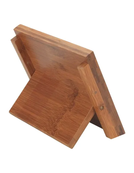 Suport magnetic pentru cutite, 23.5x13x21 cm, lemn, maro