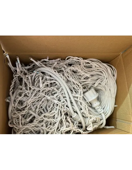 Instalație premium tip turturi cu flash, 50m, 900 LED, interconectabilă, fir alb – Exterior & Interior