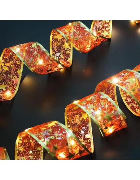 Panglica Luminoasa, Instalatie De Craciun Cu Alimentare La Priza, 8 Jocuri De Lumini, 50 Leduri, 5 Metri