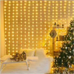 Instalatie perdea 3x1m, 120 led de exterior/ interior, tip banda cu led turnat, interconectabila, diverse culori 2