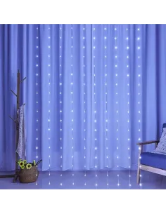 Instalatie perdea 5x1m, 240 led , tip banda cu led turnat, de exterior/ interior, interconectabila, diverse culori 2