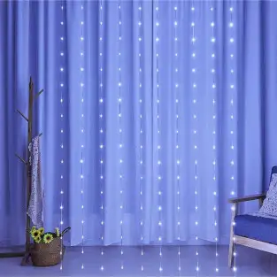 Instalatie perdea 5x1m, 240 led , tip banda cu led turnat, de exterior/ interior, interconectabila, diverse culori 2