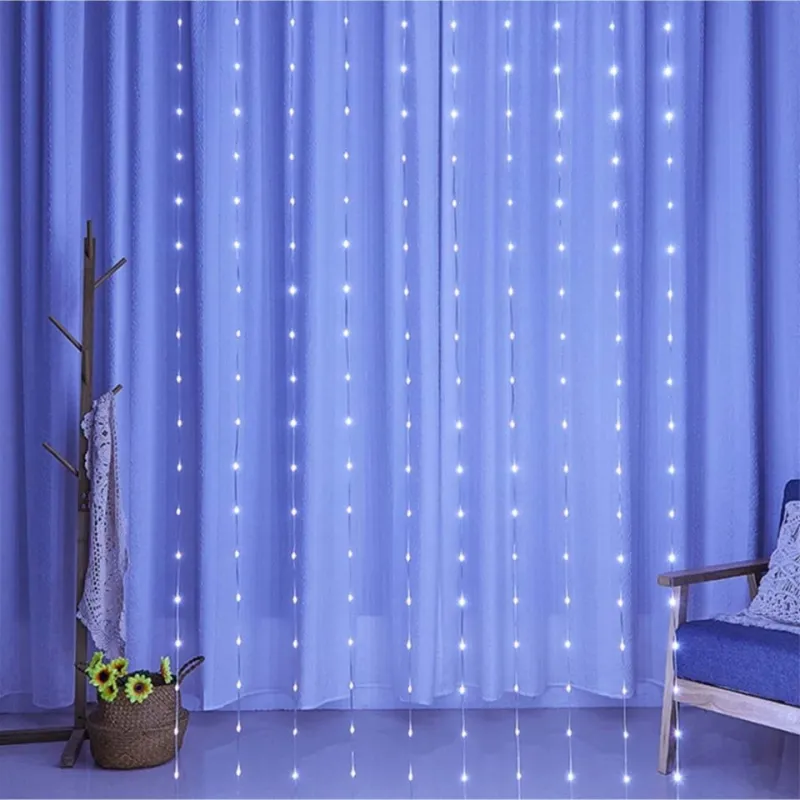 Instalatie perdea 5x1m, 240 led , tip banda cu led turnat, de exterior/ interior, interconectabila, diverse culori