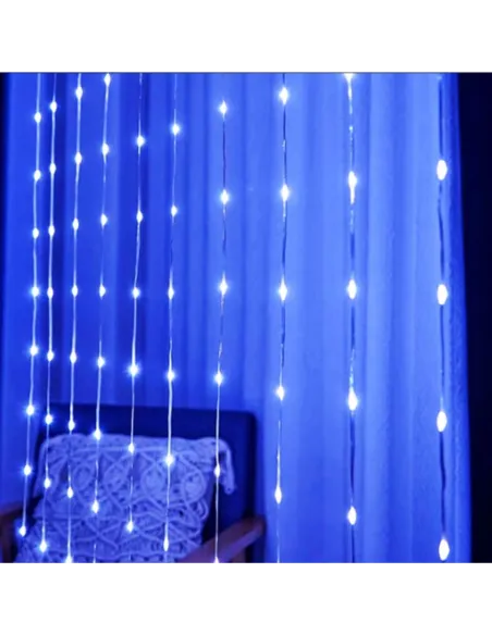 Instalatie perdea 5x1m, 240 led de exterior/ interior, tip banda cu led turnat, interconectabila, diverse culori