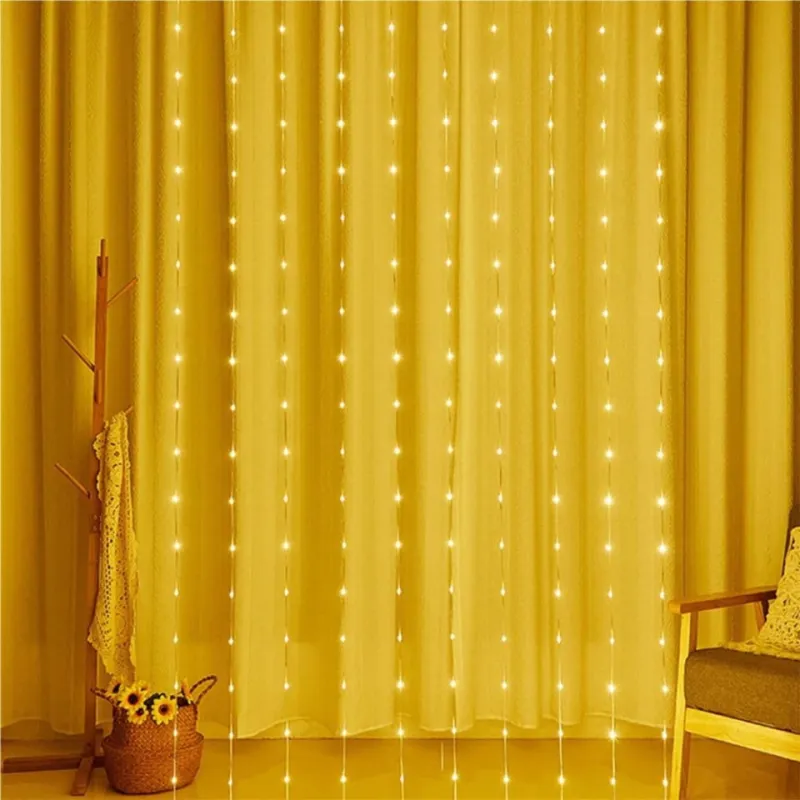 Instalatie perdea 8x1m, 320 led de exterior/ interior, tip banda cu led turnat, interconectabila, diverse culori