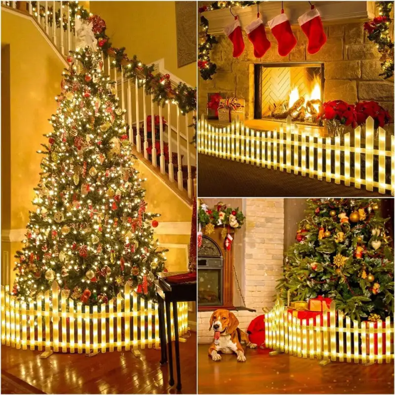 Gardulet decorativ cu led , 3M, 8 moduri de iluminare, 220W, pentru interior/exterior, interconectabil