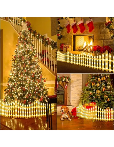 Gardulet decorativ cu led , 3M, 8 moduri de iluminare, 220W, pentru interior/exterior, interconectabil
