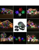 Proiector Laser Led cu fulgi de nea pentru Craciun