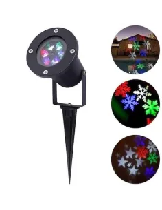 Proiector Laser Led cu fulgi de nea pentru Craciun