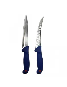 Set 2 Cuțite Profesionale pentru Măcelărie - Oțel Inoxidabil Germany Steel, 32 și 34 cm, Mânere Ergonomice
