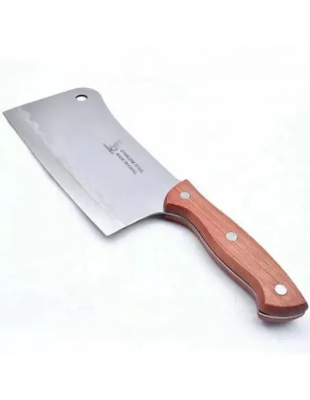 Satâr pentru macelarie, otel, maner lemn, 32 cm, 958 gr