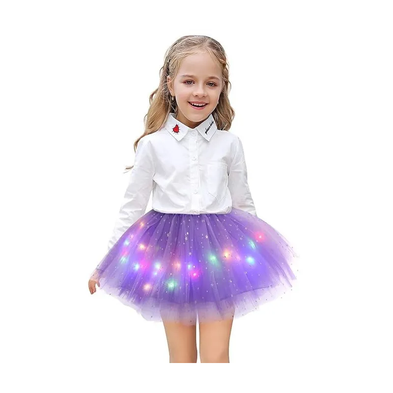 Fustă luminată cu LED pentru dans, petrecere, balet