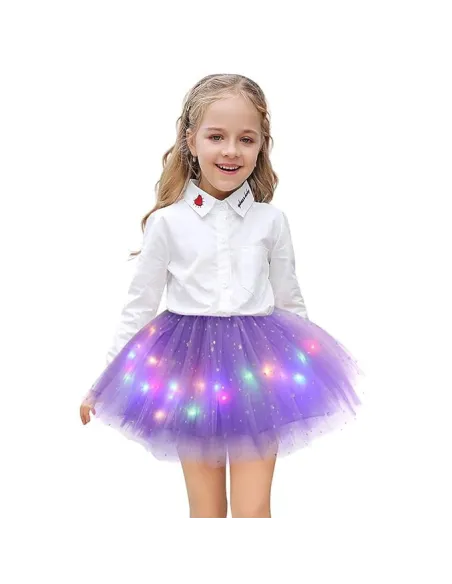 Fustă luminată cu LED pentru dans, petrecere, balet