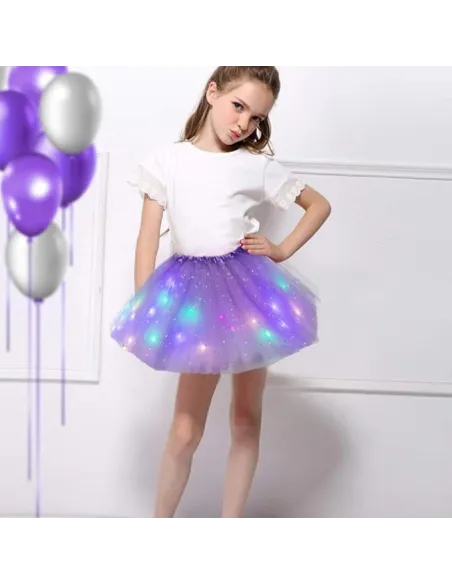 Fustă luminată cu LED pentru dans, petrecere, balet