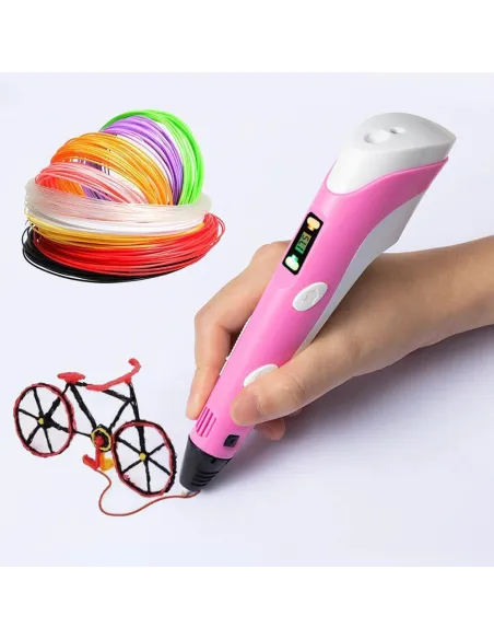 Creion desene 3D pentru desenat in spatiu+ 13 filamente