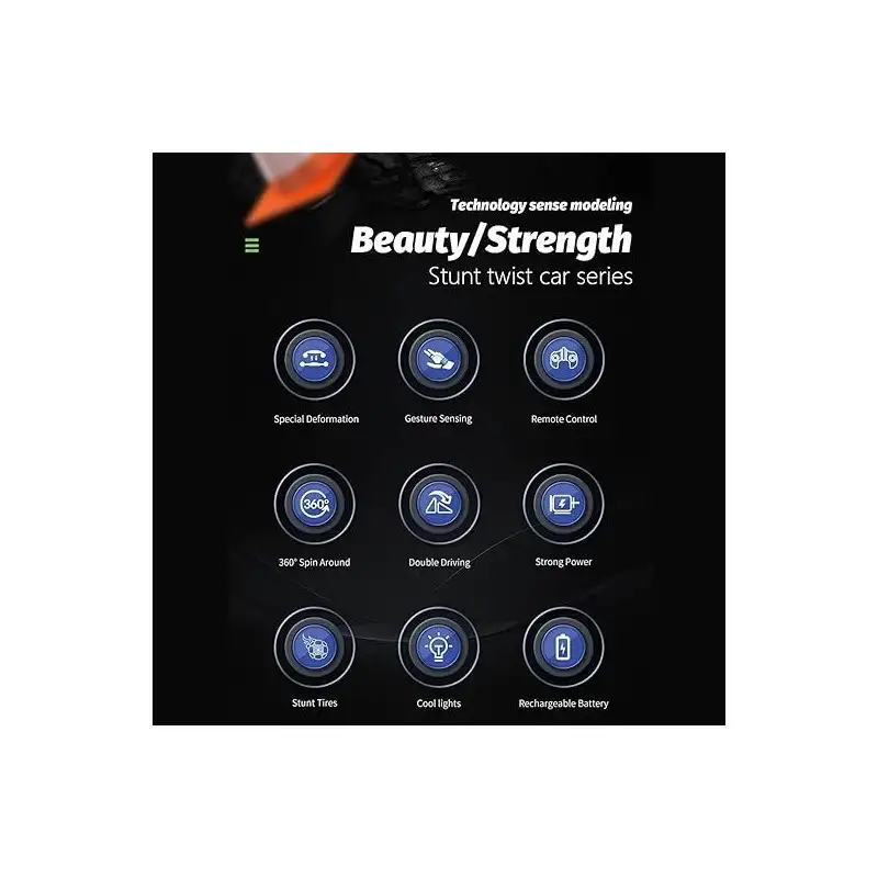 Masinuta STUNT CAR 4WD de jucarie, controlabila prin gesturi