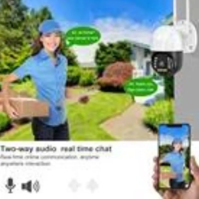 Cameră DASGUT 4G, 360° cu SIM, 3 MP, PTZ, Aplicație V380 Pro, Stocare Micro SD 128 GB, Interior-Exterior, IP66 + Card cadou 32GB