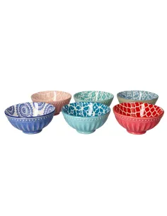 Set 6 Boluri portelan boemian design, 11.8cm , R15809 2