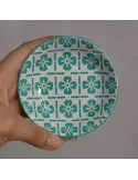 Set 6 Farfurii mici portelan boemian design, 9cm , R15811