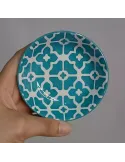 Set 6 Farfurii mici portelan boemian design, 9cm , R15811