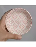 Set 6 Farfurii mici portelan boemian design, 9cm , R15811