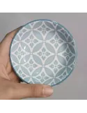 Set 6 Farfurii mici portelan boemian design, 9cm , R15811