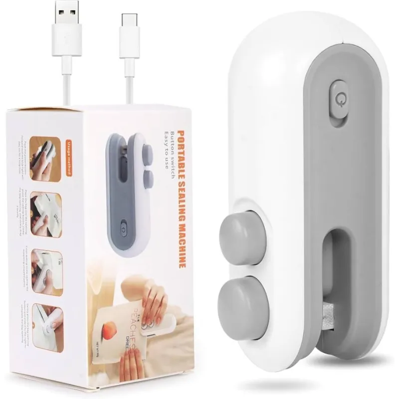 Aparat de sigilat pungi portabil, USB C