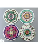 Mix 4 Suporturi oala portelan boemian design, 16 cm , R818
