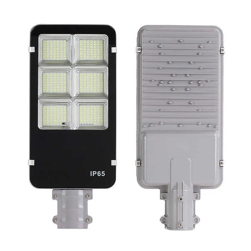 Lampa solara stradala LED cu panou fotovoltaic, suport de prindere si telecomanda 300W/ 400W