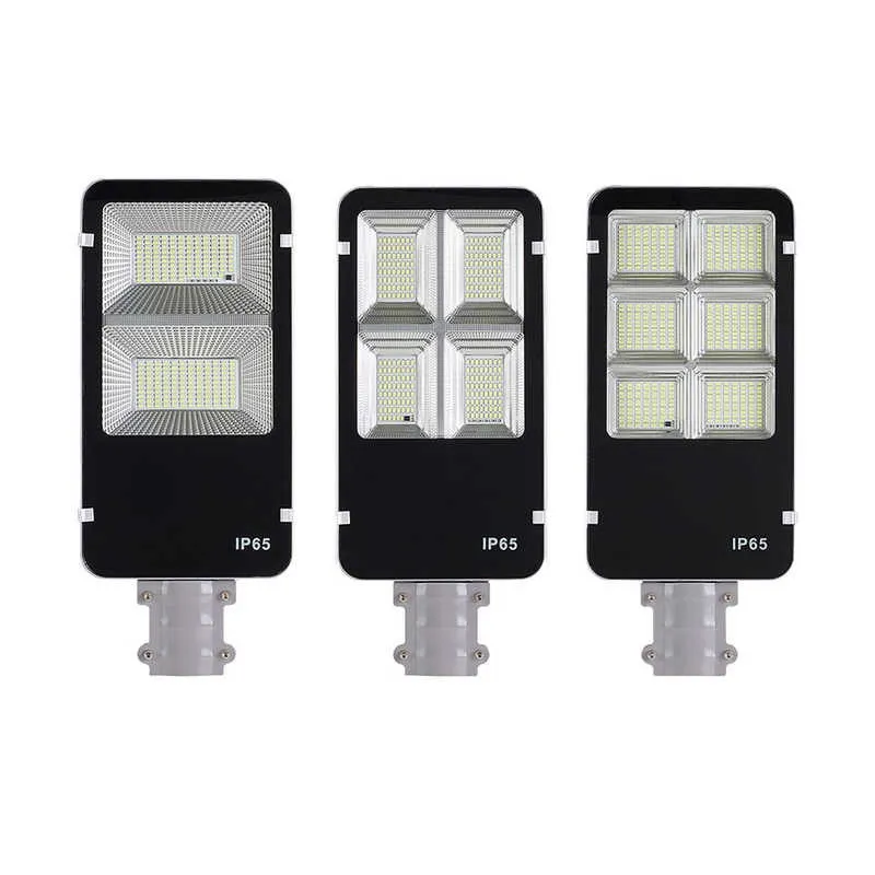 Lampa solara stradala LED cu panou fotovoltaic, suport de prindere si telecomanda 300W/ 400W