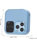 Mini telefon pliabil i16,dual sim,ecran HD,radio Fm