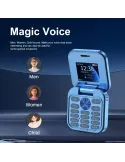 Mini telefon pliabil i16,dual sim,ecran HD,radio Fm