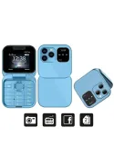 Mini telefon pliabil i16,dual sim,ecran HD,radio Fm