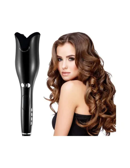 Ondulator cu invelis ceramic si temperatura ajustabila,rotire bidirectionala,negru