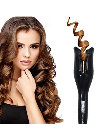 Ondulator cu invelis ceramic si temperatura ajustabila,rotire bidirectionala,negru