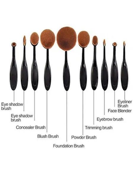 Set 10 perii make-up forme diferite
