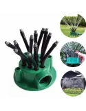 Set Furtun de gradina extensibil 30 m cu dispozitiv pentru pulverizarea apei + aspersor de stropit cu 12 duze