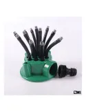 Set Furtun de gradina extensibil 60 m cu dispozitiv pentru pulverizarea apei + aspersor de stropit cu 12 duze
