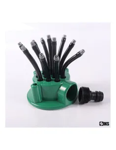 Set Furtun de gradina extensibil 60 m cu dispozitiv pentru pulverizarea apei + aspersor de stropit cu 12 duze 2