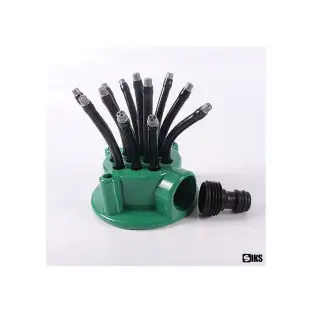 Set Furtun de gradina extensibil 60 m cu dispozitiv pentru pulverizarea apei + aspersor de stropit cu 12 duze 2