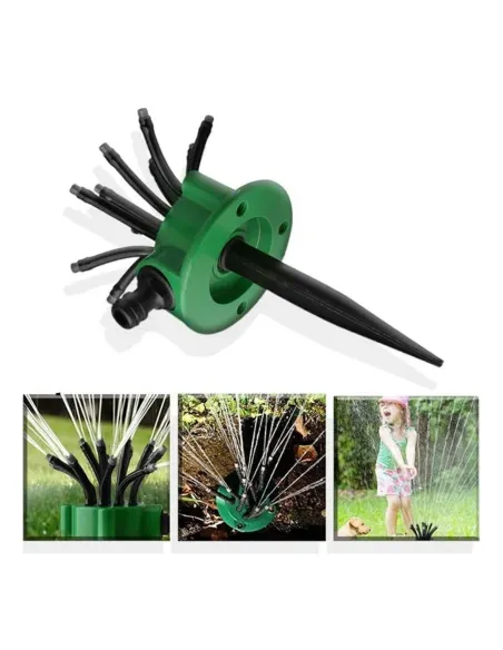 Set Furtun de gradina extensibil 22.5 m cu dispozitiv pentru pulverizarea apei + aspersor de stropit cu 12 duze