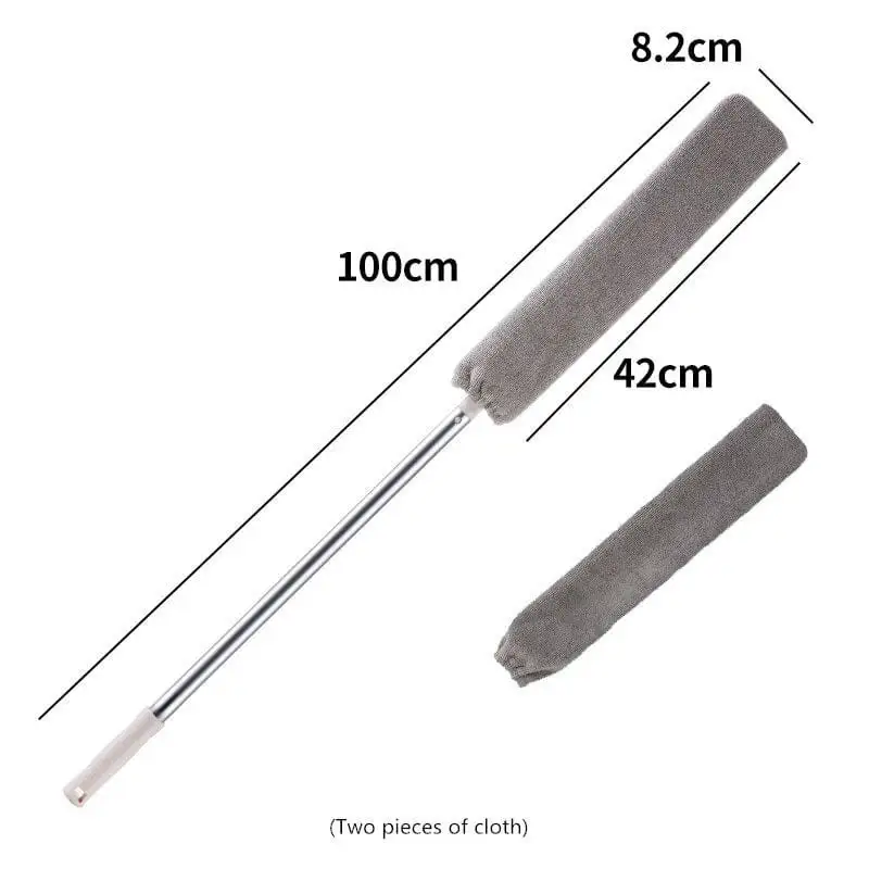 Set 2 x Mop subtire pentru curatarea prafului,ideal pentru spatiile inguste