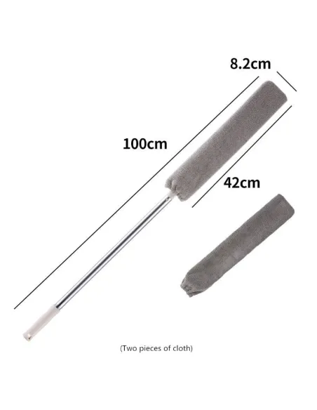 Set 2 x Mop subtire pentru curatarea prafului,ideal pentru spatiile inguste