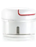Mini tocator manual pentru legume, culoare alb