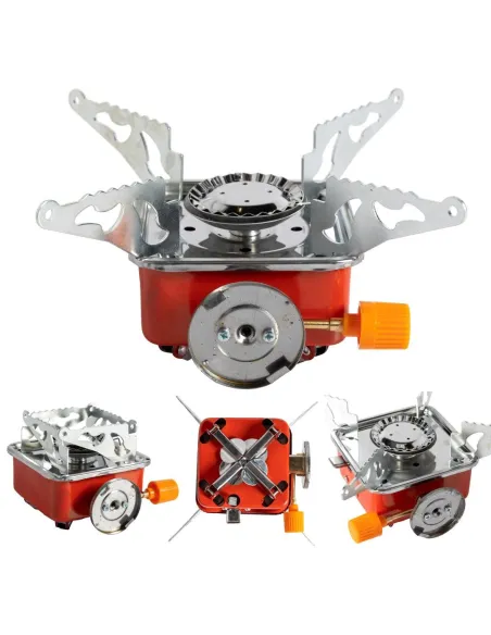 Aragaz pentru camping Portabil, pliabil, aprindere piezo