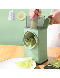 Feliator manual pentru legume, 3 lame din otel inxodabil 2