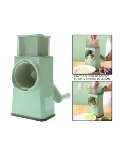 Feliator manual pentru legume, 3 lame din otel inxodabil