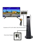 Consola pentru jocuri pe televizor, 2 x controller.
